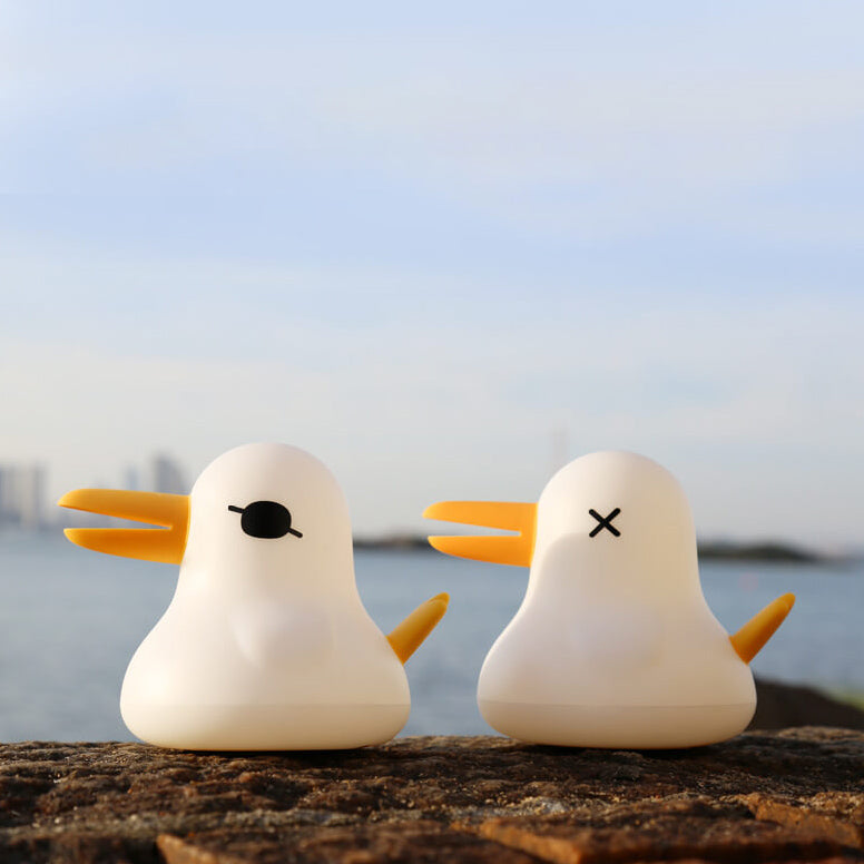 Cartoon Kiwi Bird Silicone Rechargeable Timer Dimmable LED Decorative Table Lamp Cuvalon