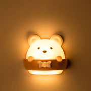 Cartoon ABS Creative Bear LED Night Light Wall Sconce Lamp Cuvalon