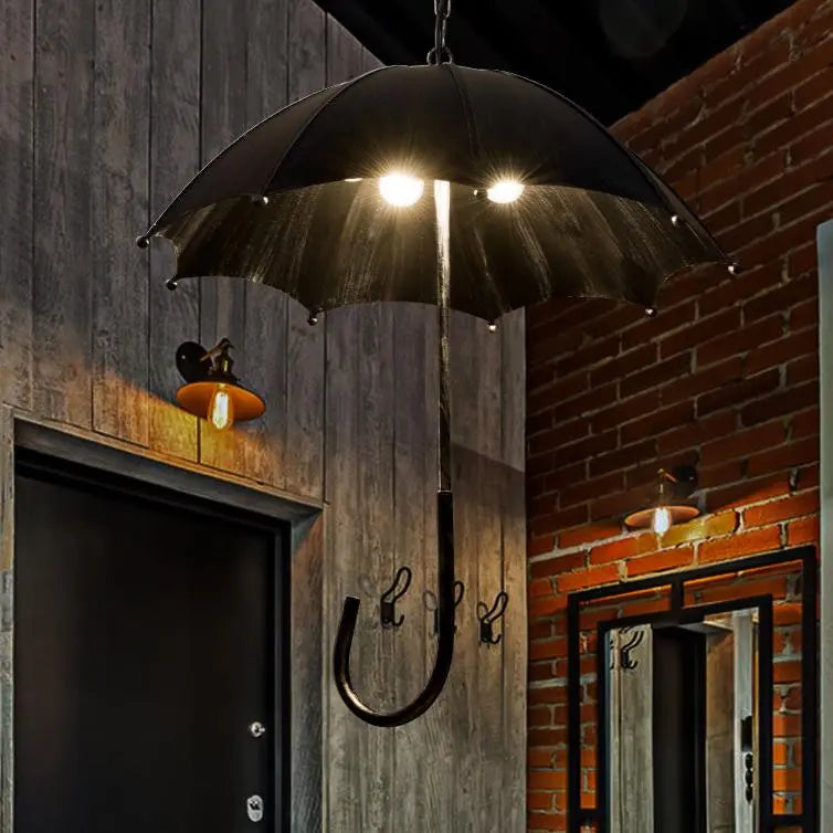 Retro Industrial 5-Light Umbrella Chandeliers Cuvalon