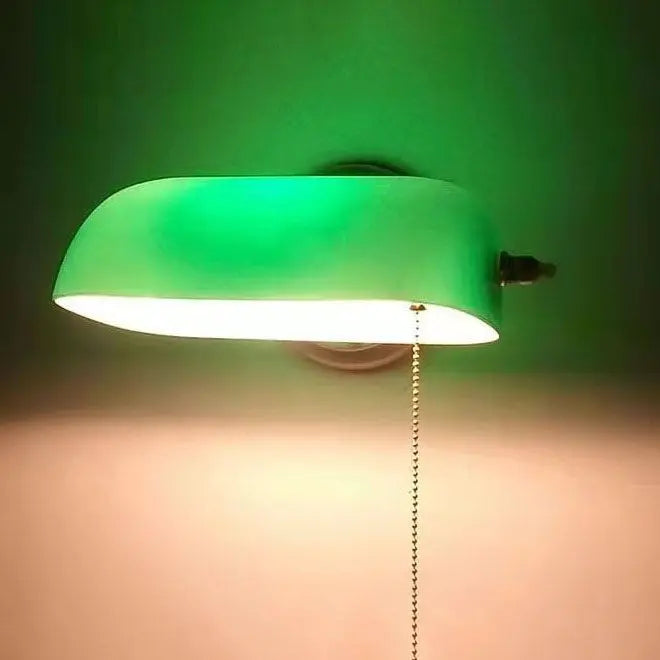 Vintage Glass Iron Round 1-Light Zipper Wall Sconce Lamp Cuvalon