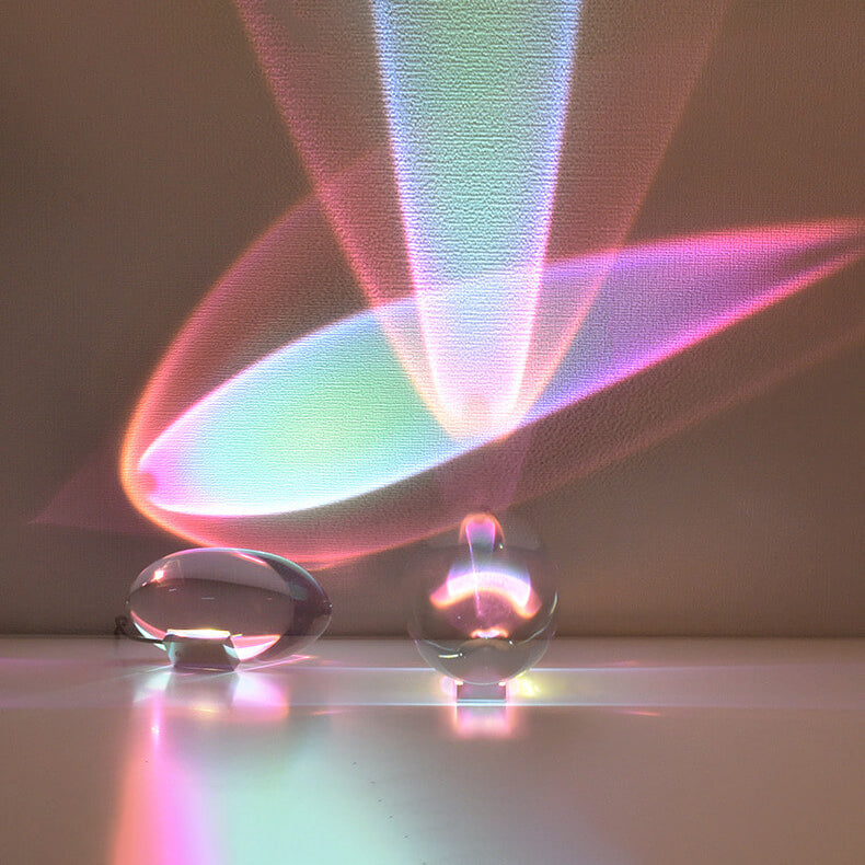Creative Crystal Projection Angel Eye LED Table Lamp Cuvalon