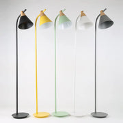 Nordic Creative Macaron Cone Shade 1-Light Standing Floor Lamp Cuvalon
