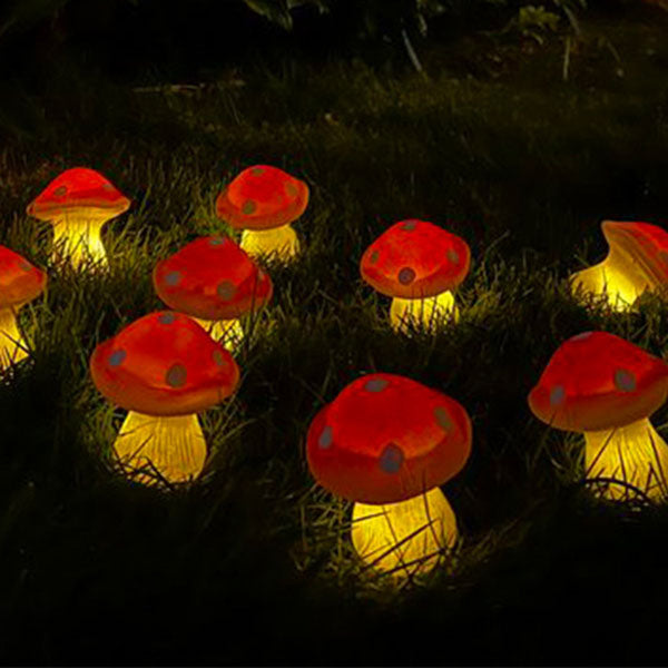 Modern Creative Mushroom Solar LED Outdoor Waterproof Garden Light String Cuvalon