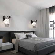 Modern Art Deco Kids Iron Glass Basketball Hoop 1-Light Wall Sconce Lamp For Bedroom Cuvalon