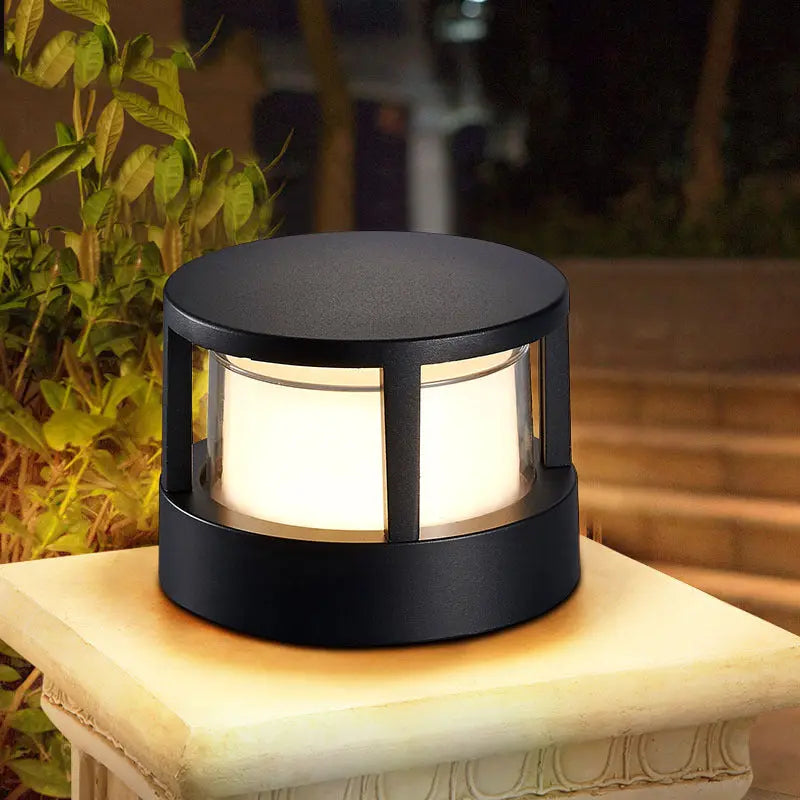 Industrial Waterproof Aluminum Cylinder LED Outdoor Lawn Landscape Light Cuvalon