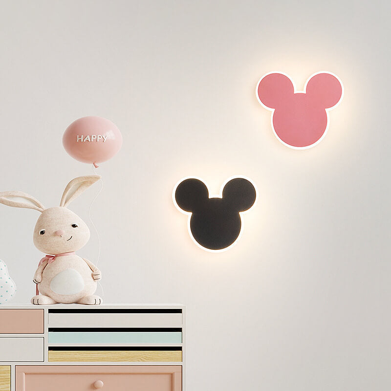 Cartoon Creative Mouse Rabbit LED Wall Sconce Lamp Cuvalon