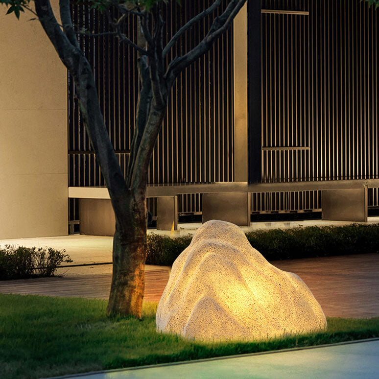 Modern Stone Rockery Outdoor Waterproof LED Garden Landscape Light Cuvalon