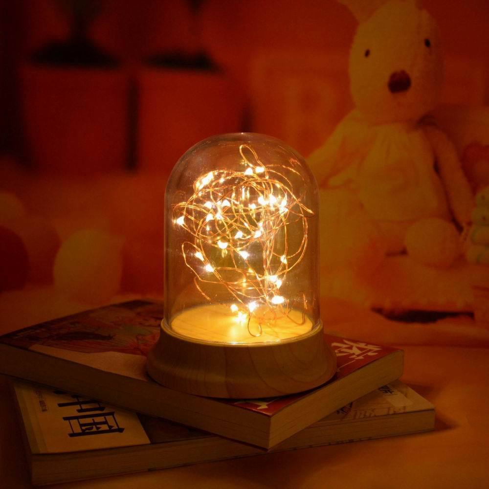 Creative Fire Tree Night Light USB LED Table Lamp Cuvalon