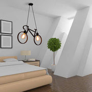 Modern Creative Bicycle Shape Iron 2-Light Kids Chandelier Cuvalon