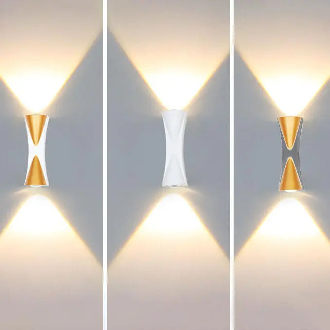 Simple Outdoor Waterproof Aluminum Horn LED Wall Sconce Lamp Cuvalon