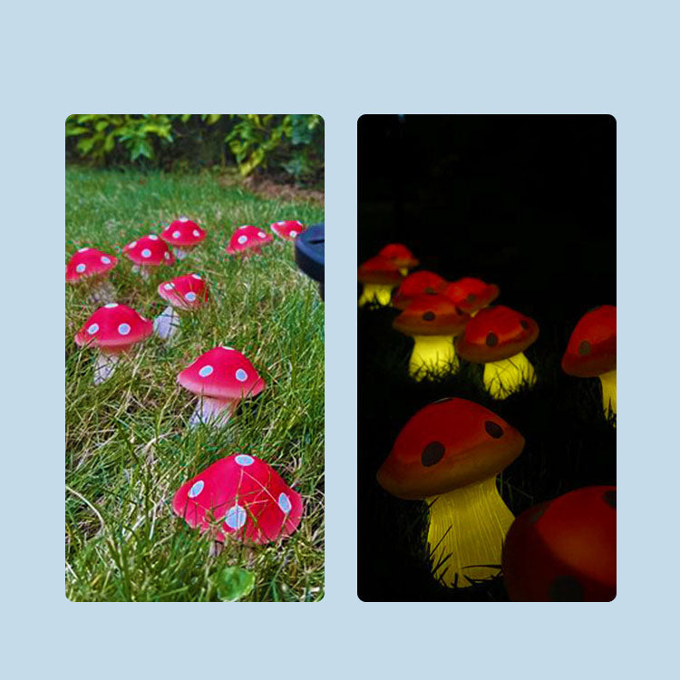 Modern Creative Mushroom Solar LED Outdoor Waterproof Garden Light String Cuvalon