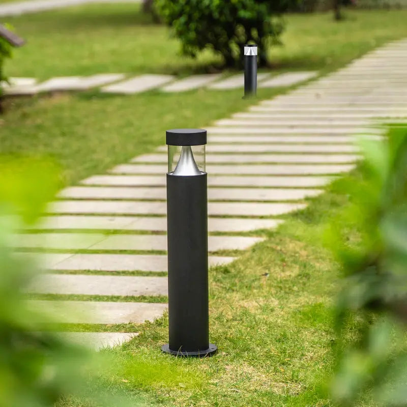 Contemporary Industrial Aluminum Column LED Waterproof Lawn Landscape Light For Garden Cuvalon
