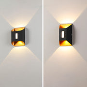 Modern Aluminum Lens Outdoor Waterproof Patio LED Wall Sconce Lamp Cuvalon
