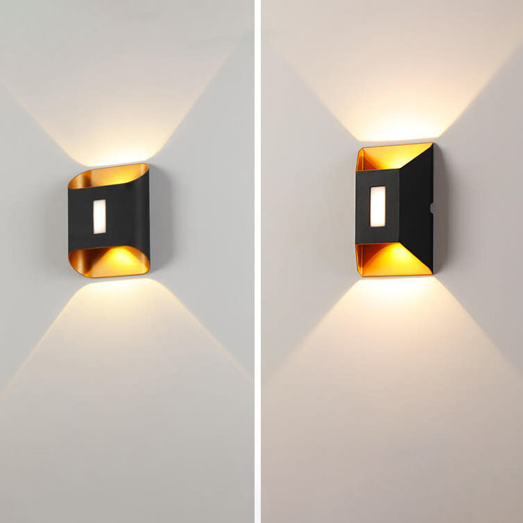 Modern Aluminum Lens Outdoor Waterproof Patio LED Wall Sconce Lamp Cuvalon