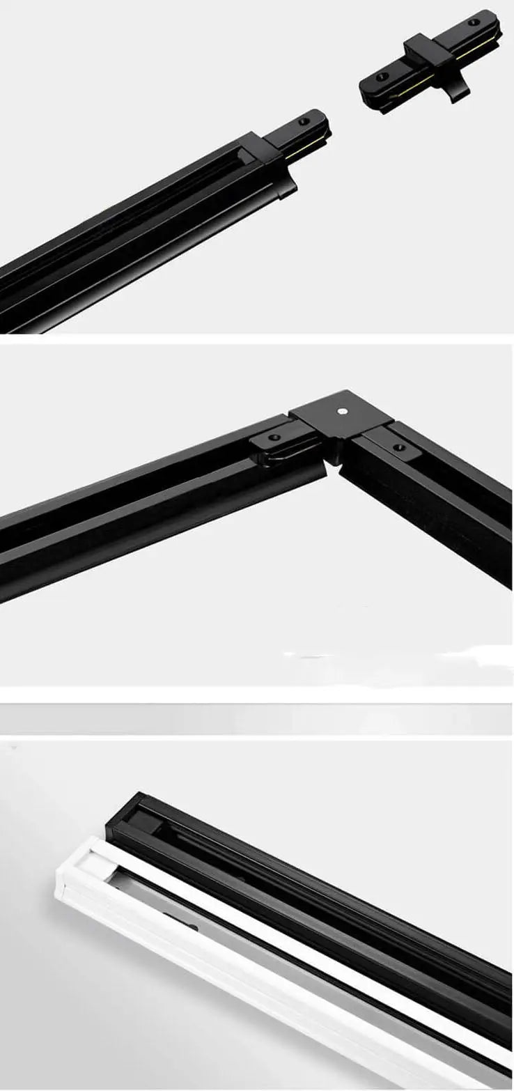 Multi-Adaptation Track Lighting Rail LED Track Light Accessories Cuvalon