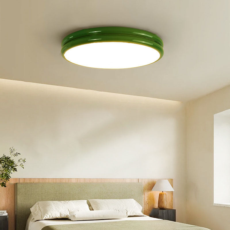 Modern Eye Care Children's Wrought Iron Round LED Flush Mount Lighting Cuvalon