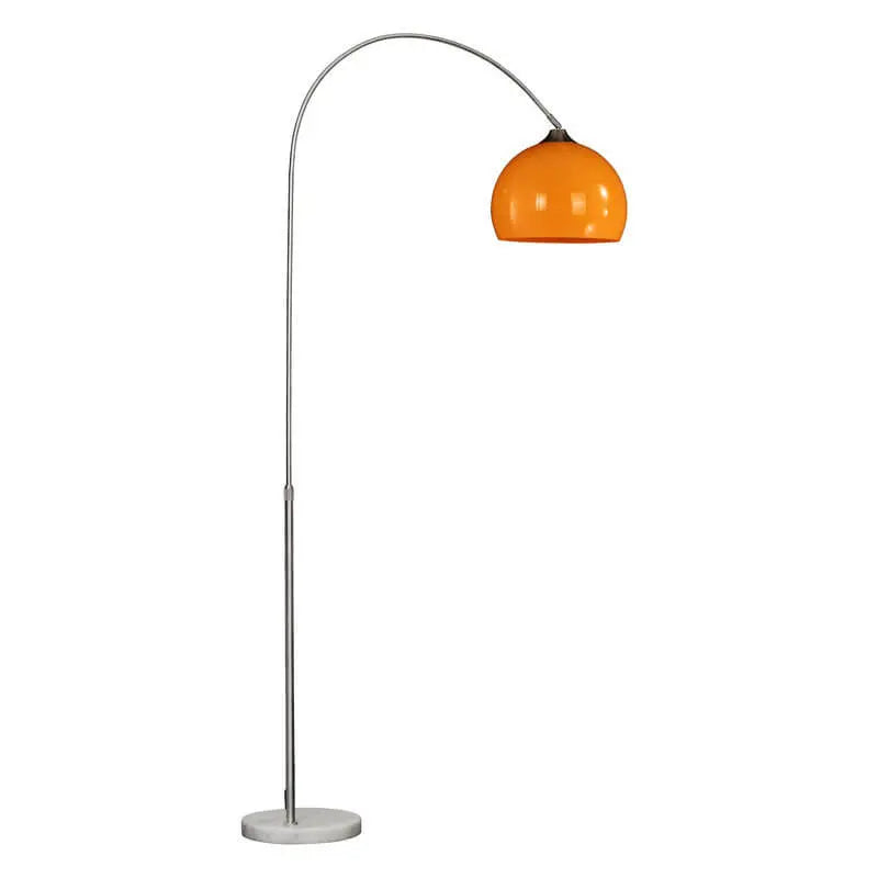 Modern Globe Acrylic Shade Fishing Rod 1-Light Standing Floor Lamp Cuvalon
