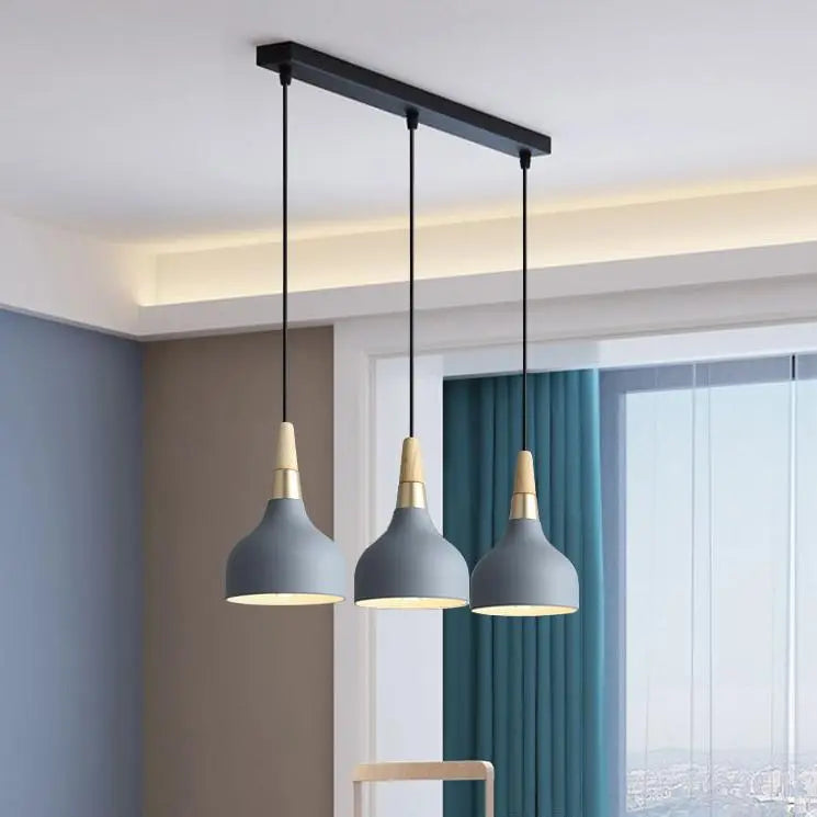 Creative Modern Macaron Disc Art 1-Light Pendant Light Cuvalon