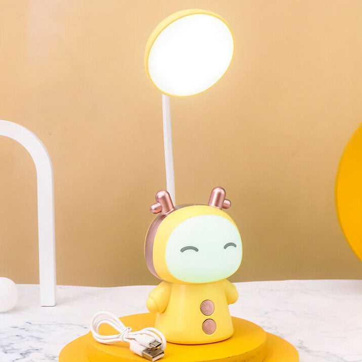 Cartoon Doll ABS Colorful Eye Care LED Kids Desk Lamp Cuvalon