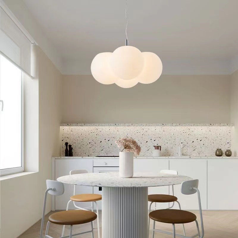 Modern Minimalist Flower Bubble LED Kids Flush Mount Ceiling Light Cuvalon