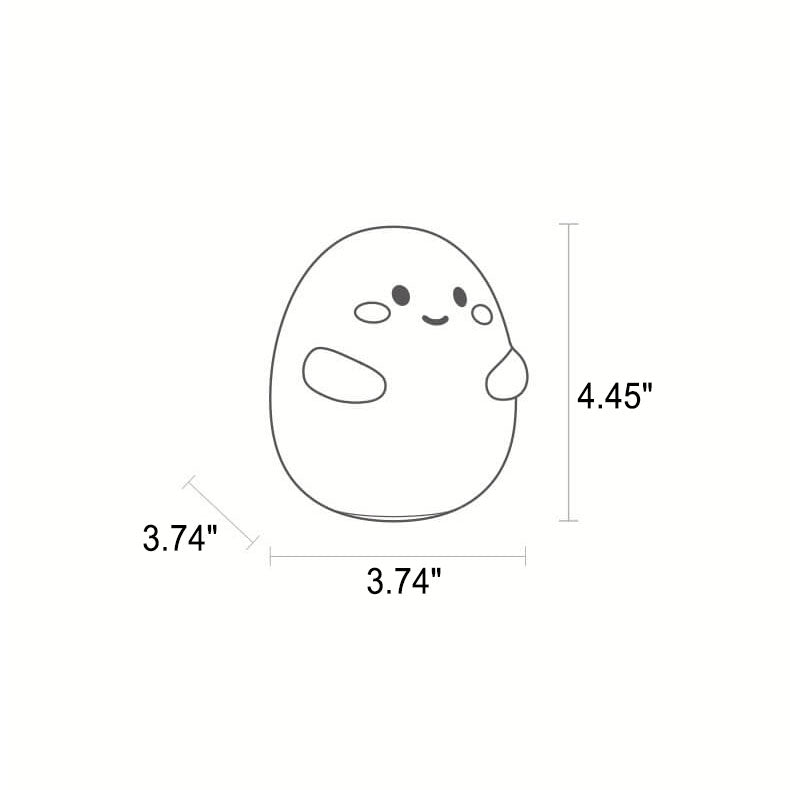 Creative Cartoon Egg Silicone USB LED Kids Night Light Table Lamp Cuvalon