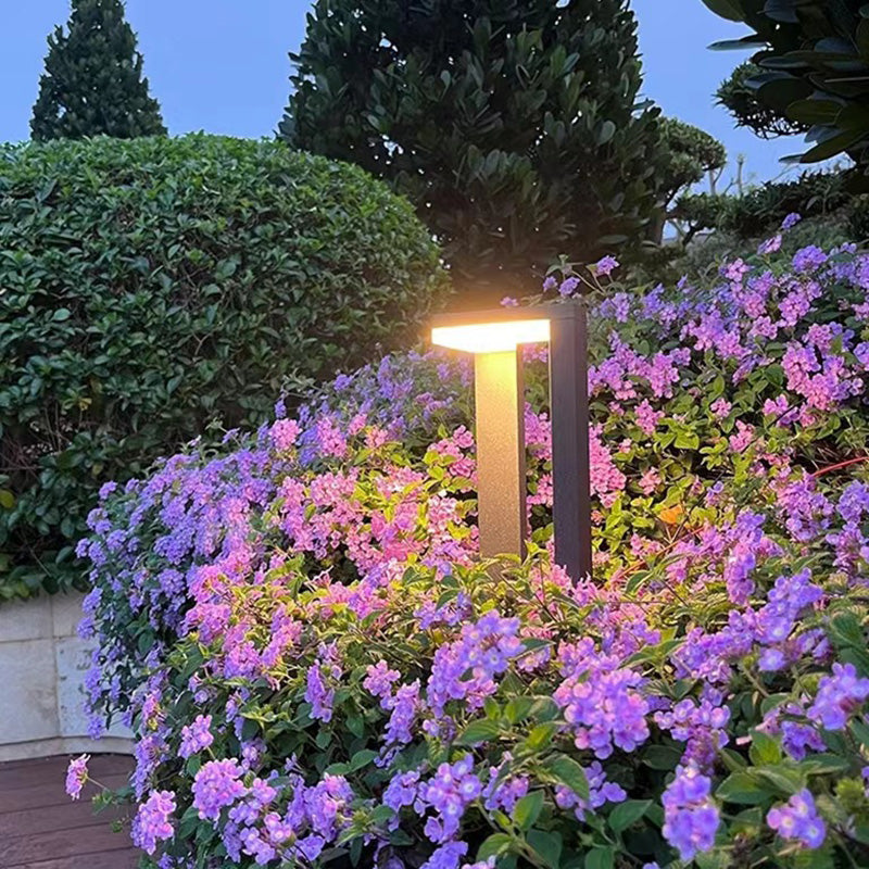 Modern Minimalist Waterproof Rectangular Aluminium Acrylic LED Landscape Lighting Outdoor Light For Outdoor Patio Cuvalon