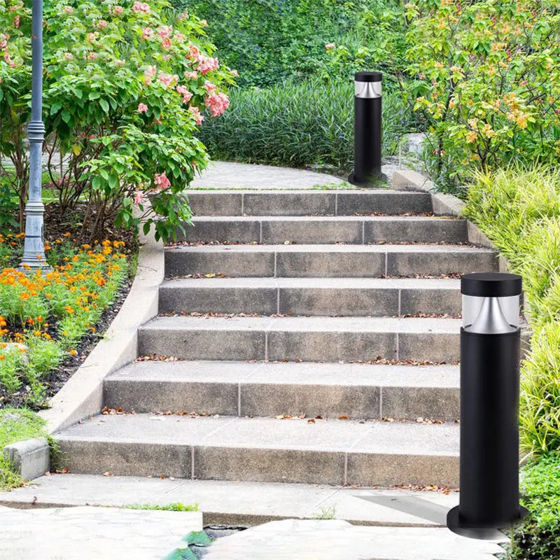 Contemporary Industrial Aluminum Column LED Waterproof Lawn Landscape Light For Garden Cuvalon