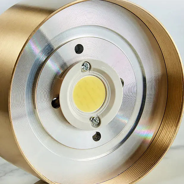 Nordic Light Luxury All Copper Ultra-thin LED Flush Mount Light Cuvalon