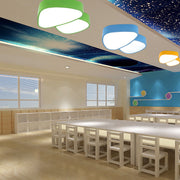 Modern Art Deco Kids Iron Acrylic Mushroom LED Flush Mount Ceiling Light For Bedroom Cuvalon