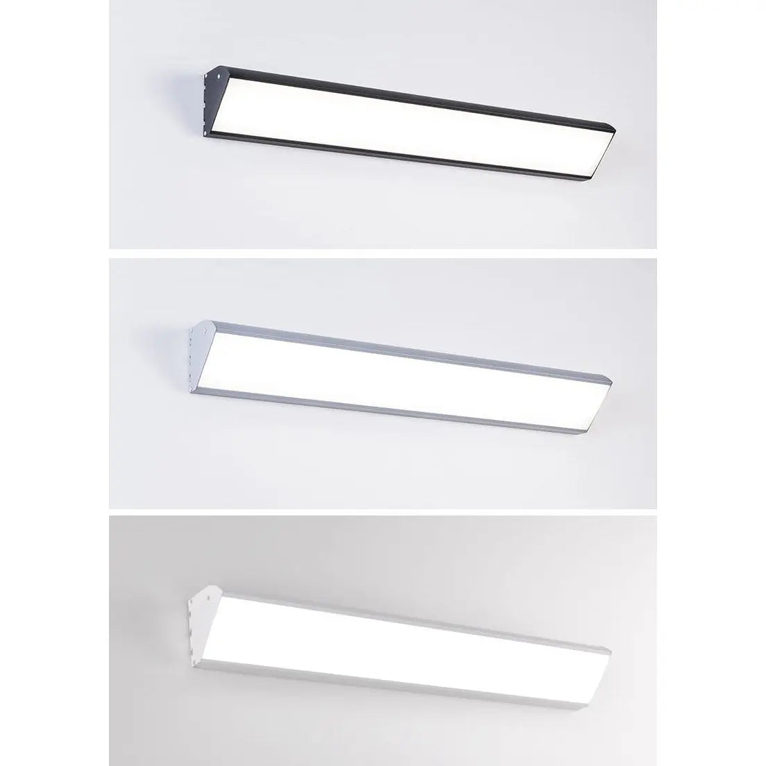 Modern Minimalist Aluminum Acrylic Waterproof Long Outdoor Indoor LED Wall Sconce Lamp Cuvalon