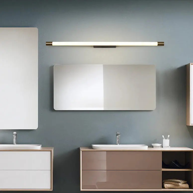Modern Minimalist Vanity Thin Tube PC LED  Wall Sconce Lamp Cuvalon