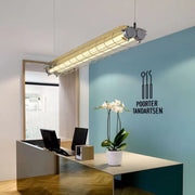 Contemporary Industrial Long Hardware Acrylic 1/2 Light Island Light Chandelier For Dining Room Cuvalon