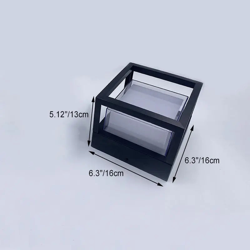 Modern Minimalist Waterproof Square Aluminum Acrylic LED Outdoor Wall Sconce Lamp For Garden Cuvalon