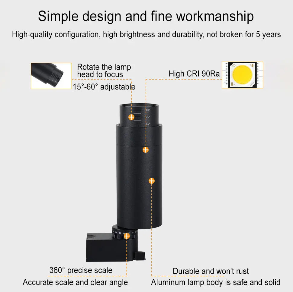Modern Minimalist Adjustable Dimmable Focus Dimming Spotlight Tubular Track Lighting 3/4/5 Light LED Flush Mount For Living Room Cuvalon