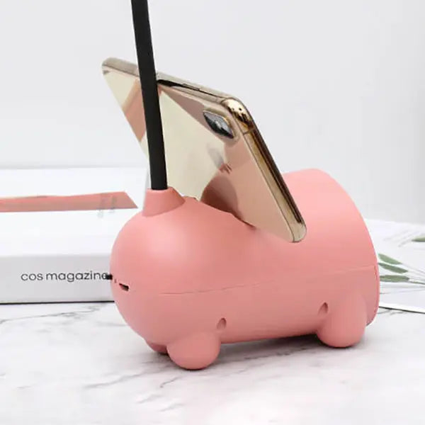 Cartoon Creative Rabbit LED Touch USB Pen Holder Desk Lamp Cuvalon