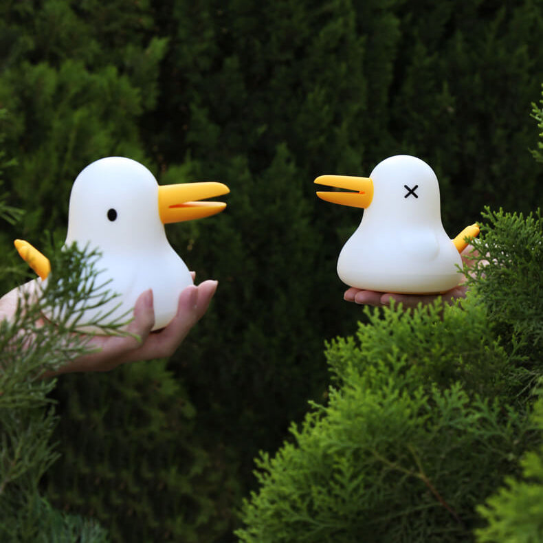 Cartoon Kiwi Bird Silicone Rechargeable Timer Dimmable LED Decorative Table Lamp Cuvalon