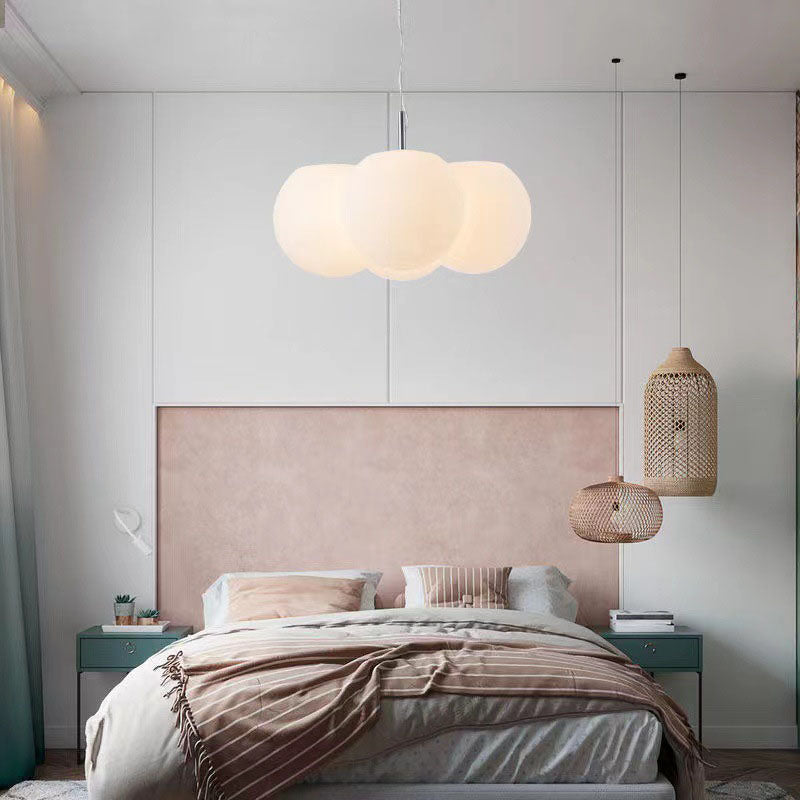 Modern Minimalist Flower Bubble LED Kids Flush Mount Ceiling Light Cuvalon