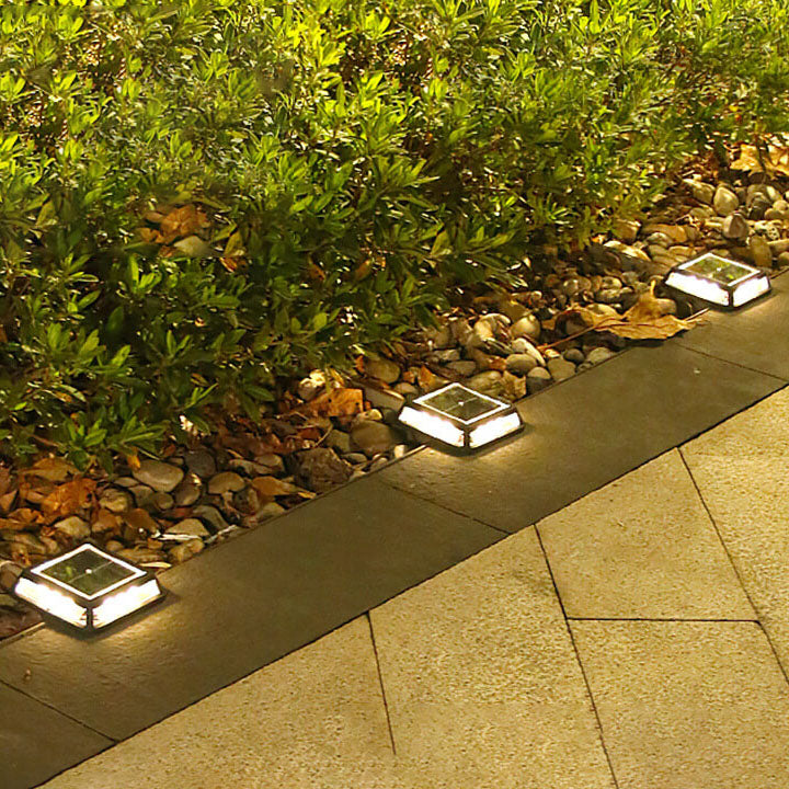 Modern Square Waterproof Solar LED Outdoor Garden Balcony Street Light Cuvalon