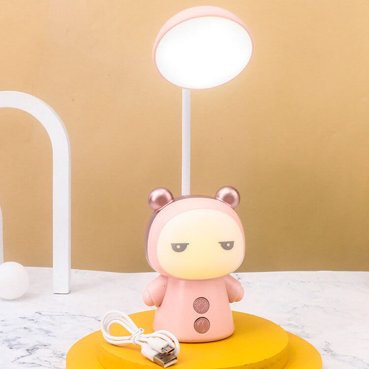Cartoon Doll ABS Colorful Eye Care LED Kids Desk Lamp Cuvalon