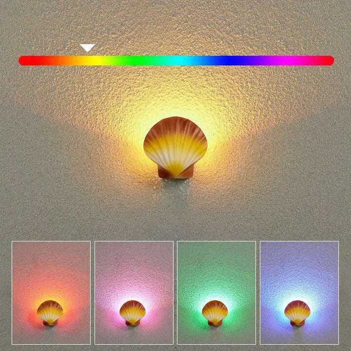 Outdoor Creative Shell Design Aluminum LED Waterproof Wall Sconce Lamp Cuvalon
