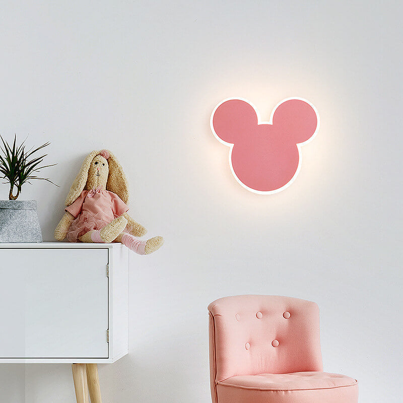 Cartoon Creative Mouse Rabbit LED Wall Sconce Lamp Cuvalon