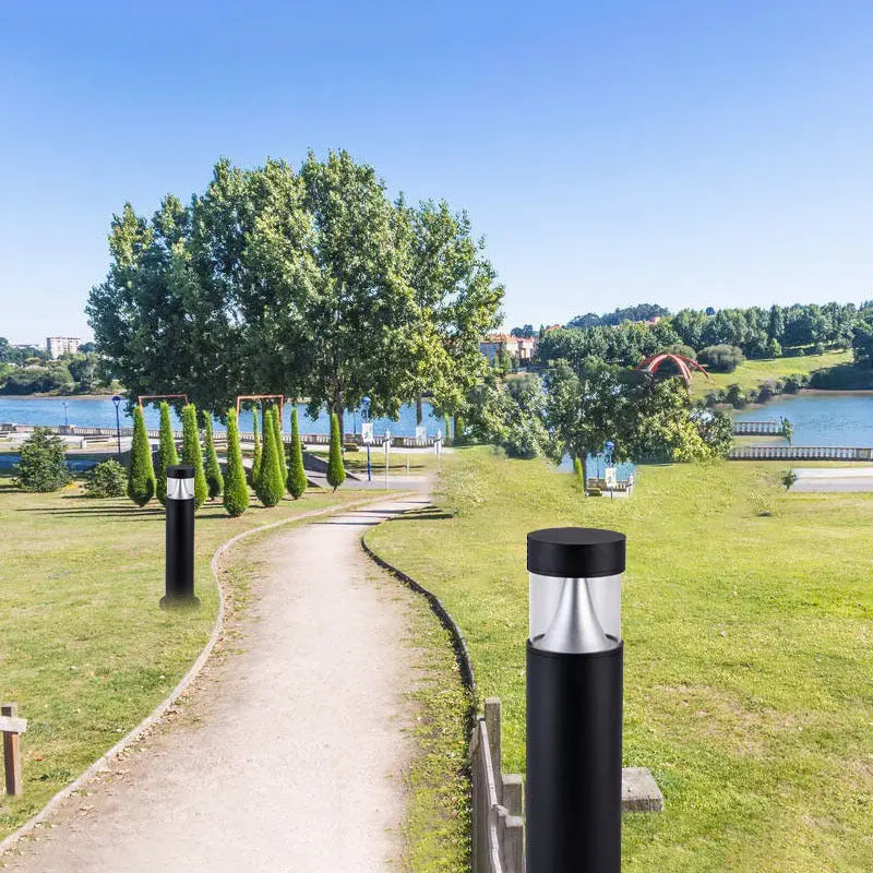 Contemporary Industrial Aluminum Column LED Waterproof Lawn Landscape Light For Garden Cuvalon