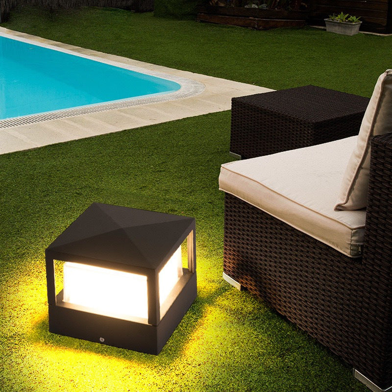 Industrial Waterproof Aluminum Cylinder LED Outdoor Lawn Landscape Light Cuvalon