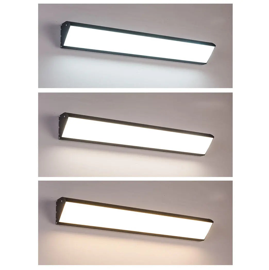 Modern Minimalist Aluminum Acrylic Waterproof Long Outdoor Indoor LED Wall Sconce Lamp Cuvalon