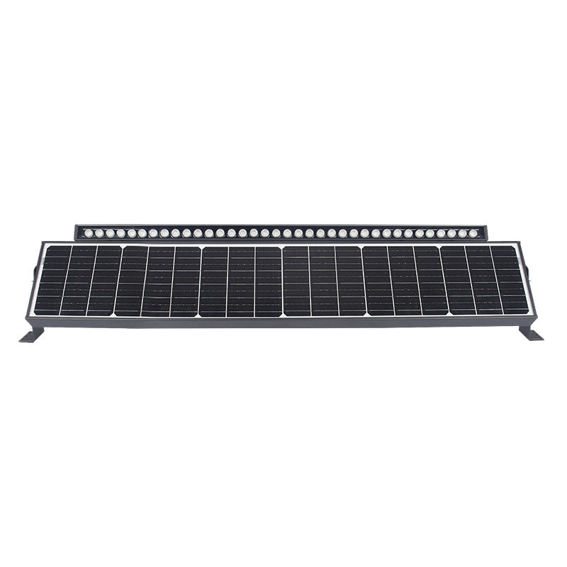 Contemporary Industrial Waterproof Solar Line Contour Light Rectangle Aluminum LED Outdoor Light For Garden Cuvalon