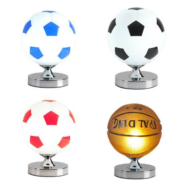 Children's Creative Sports Ball Design 1-Light Table Lamp Cuvalon