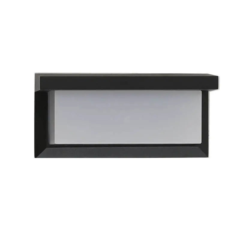 Modern Rectangular LED Sensor Outdoor Waterproof Wall Sconce Lamp Cuvalon