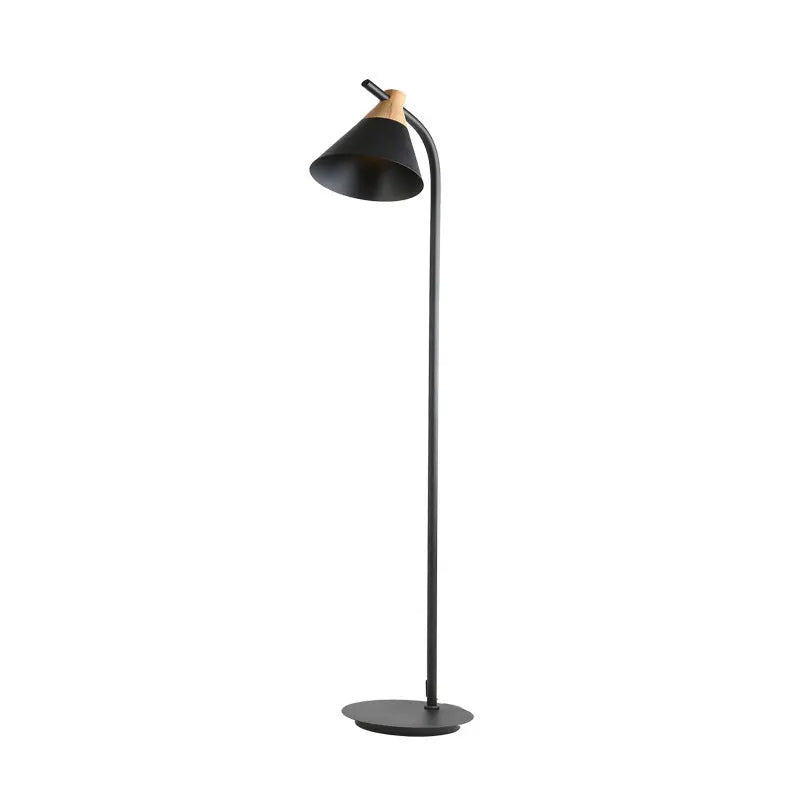 Nordic Creative Macaron Cone Shade 1-Light Standing Floor Lamp Cuvalon