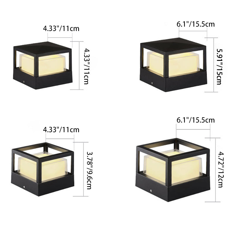 Industrial Waterproof Aluminum Cylinder LED Outdoor Lawn Landscape Light Cuvalon