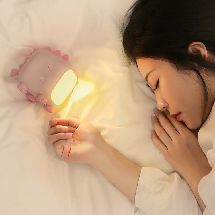 Creative Silicone Dinosaur Square USB LED Night Light Table Lamp Cuvalon